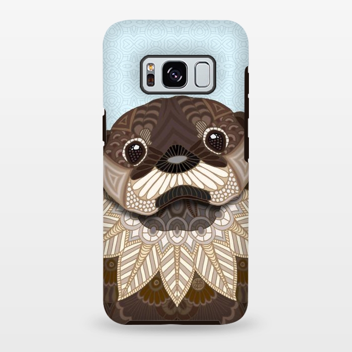 Galaxy S8 plus StrongFit Otterly Cute by Angelika Parker