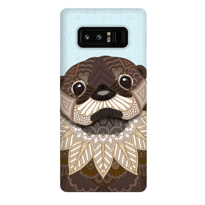 Galaxy Note 8 StrongFit Otterly Cute by Angelika Parker