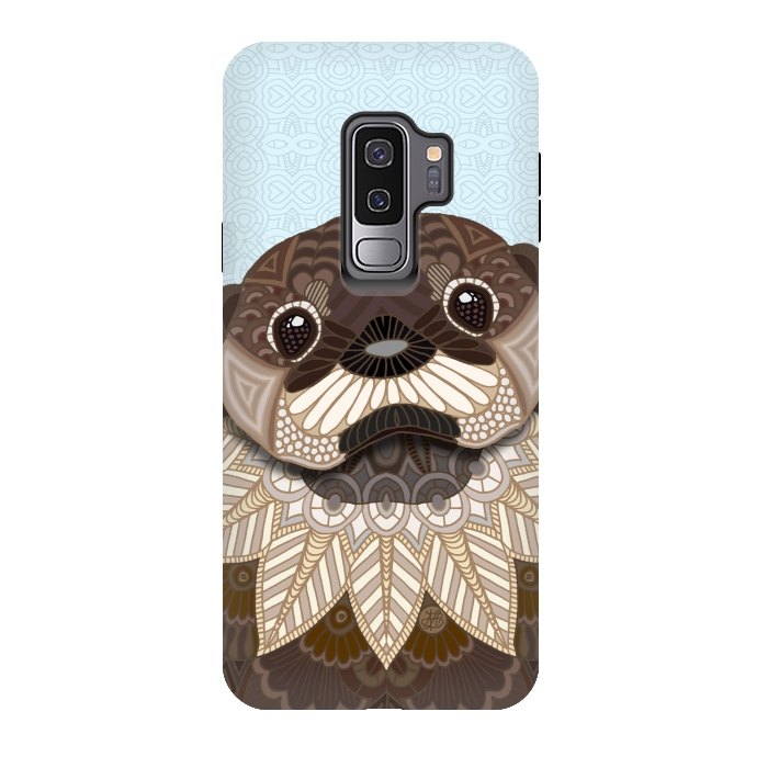 Galaxy S9 plus StrongFit Otterly Cute by Angelika Parker