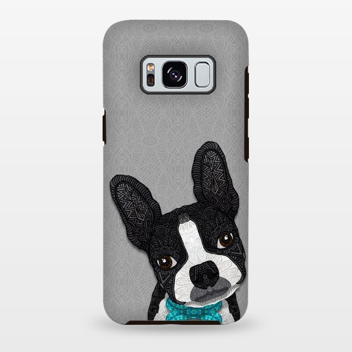 Galaxy S8 plus StrongFit Bow Tie Boston by Angelika Parker