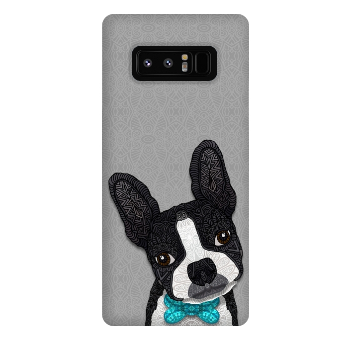Galaxy Note 8 StrongFit Bow Tie Boston by Angelika Parker