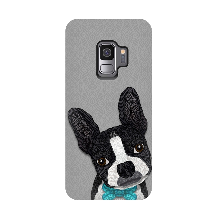 Galaxy S9 StrongFit Bow Tie Boston by Angelika Parker