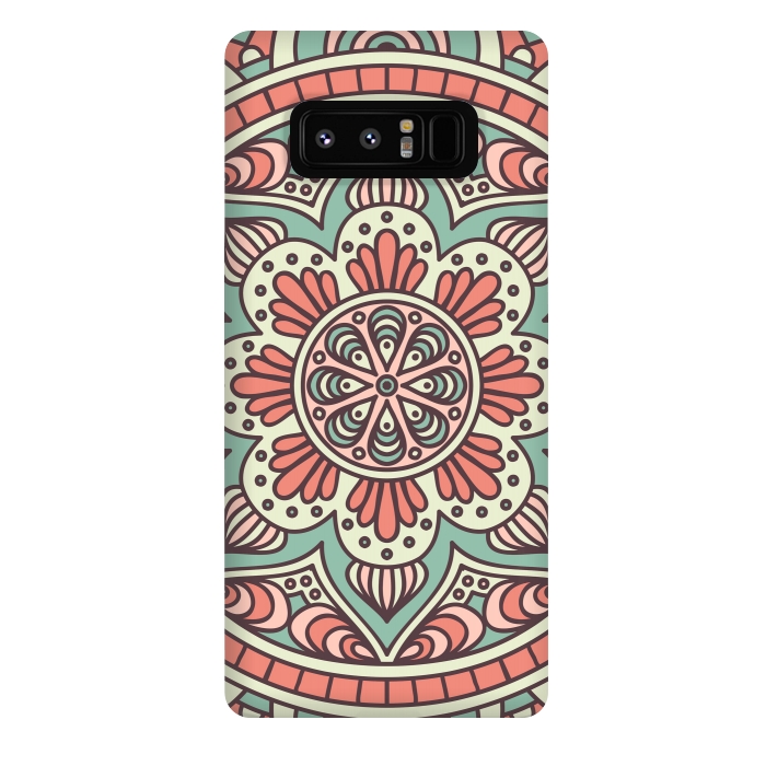 Galaxy Note 8 StrongFit Geometric Multicolor Motifs by Bledi