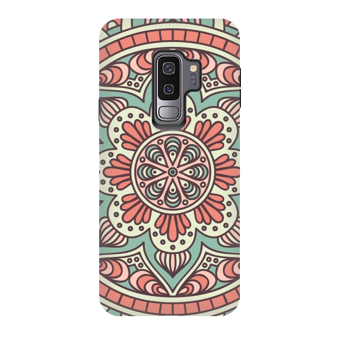Galaxy S9 plus StrongFit Geometric Multicolor Motifs by Bledi