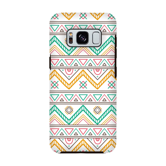 Galaxy S8 StrongFit Geometric Multicolor Motifs 2 by Bledi