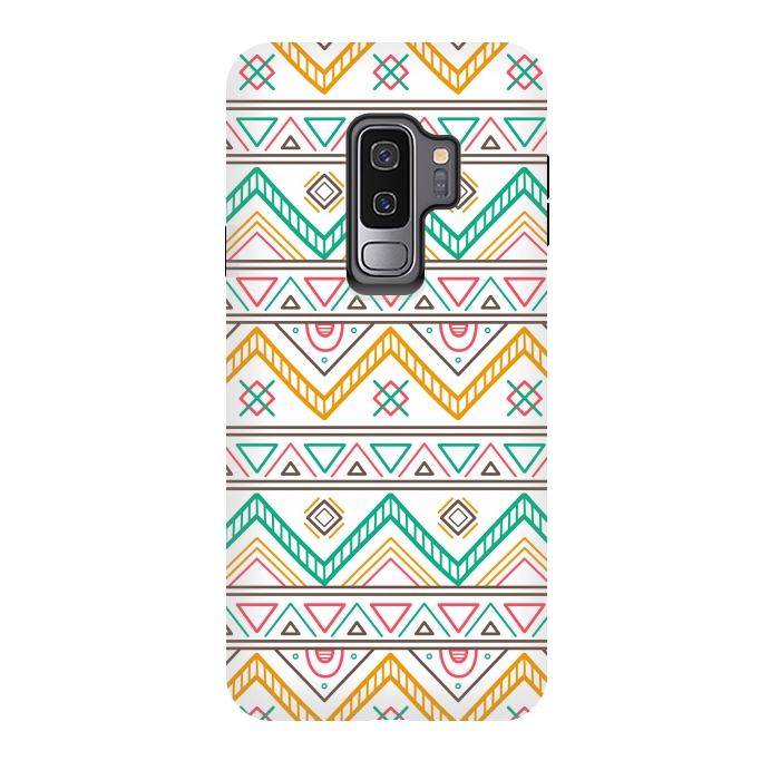 Galaxy S9 plus StrongFit Geometric Multicolor Motifs 2 by Bledi