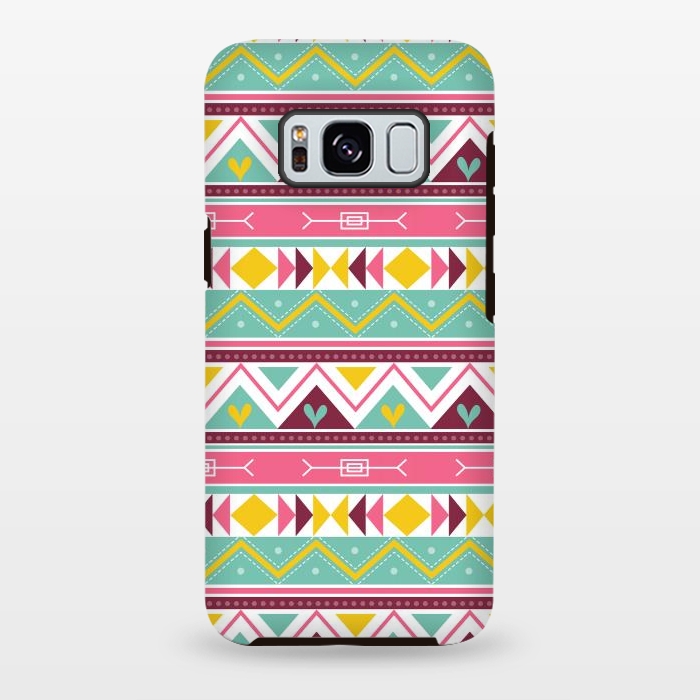 Galaxy S8 plus StrongFit Geometric Multicolor Motifs 3 by Bledi