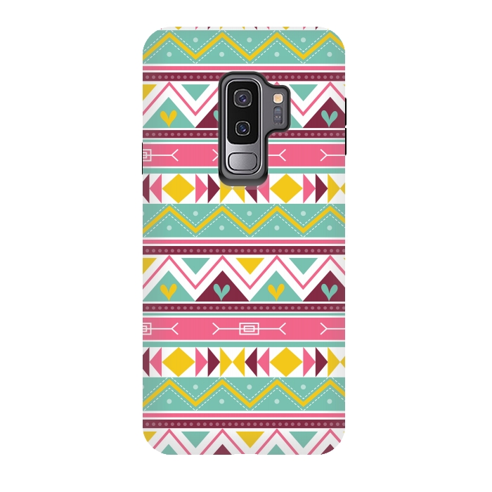 Galaxy S9 plus StrongFit Geometric Multicolor Motifs 3 by Bledi