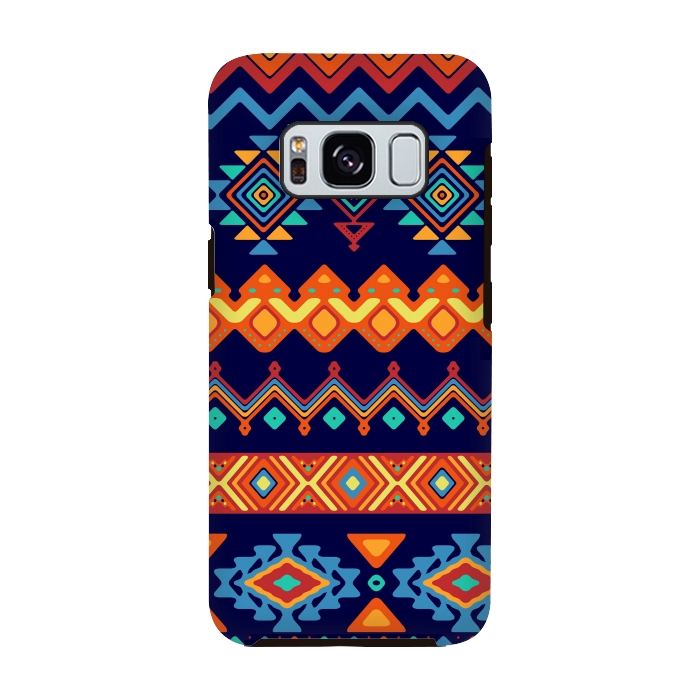 Galaxy S8 StrongFit Geometric Multicolor Motifs 4 by Bledi