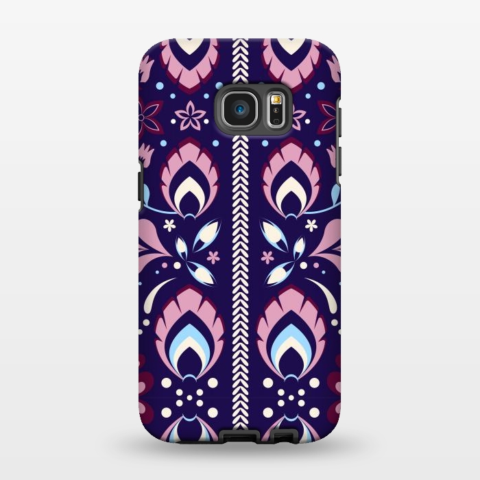 Galaxy S7 EDGE StrongFit Geometric Multicolor Motifs 5 by Bledi