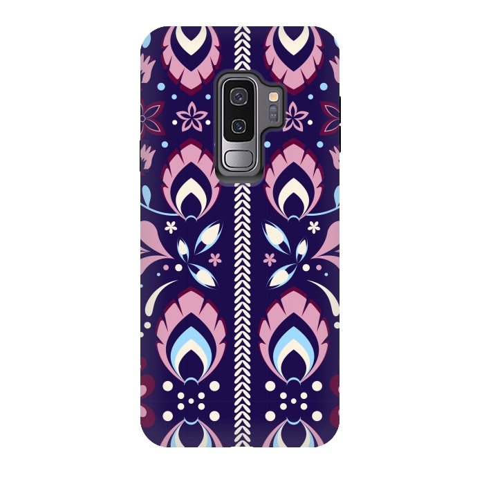 Galaxy S9 plus StrongFit Geometric Multicolor Motifs 5 by Bledi