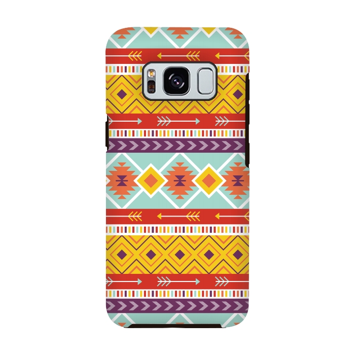 Galaxy S8 StrongFit Geometric Multicolor Motifs 6 by Bledi