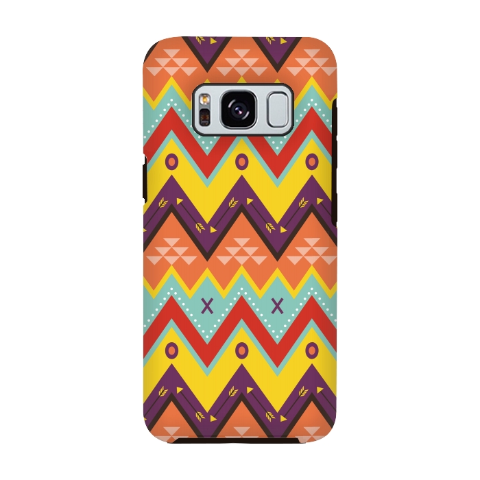 Galaxy S8 StrongFit Geometric Multicolor Motifs 8 by Bledi