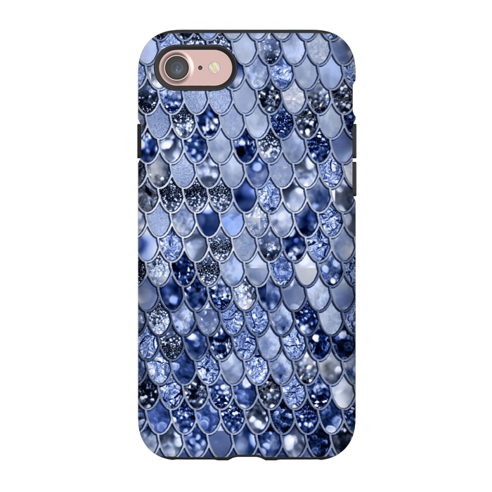 iPhone 7 StrongFit Ocean Blue Glamour Mermaid Scales by  Utart