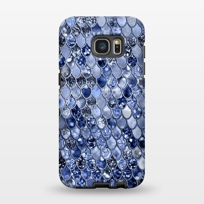 Galaxy S7 EDGE StrongFit Ocean Blue Glamour Mermaid Scales by  Utart