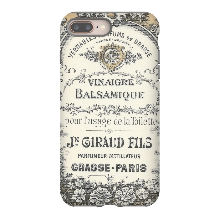 iPhone 7 plus StrongFit Vintage French Typography by Andrea Haase