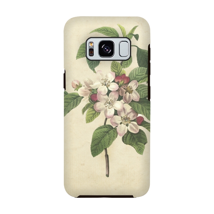 Galaxy S8 StrongFit Vintage Apple Blossom Painting by Andrea Haase