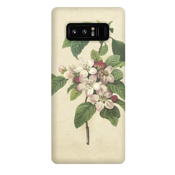 Galaxy Note 8 StrongFit Vintage Apple Blossom Painting by Andrea Haase
