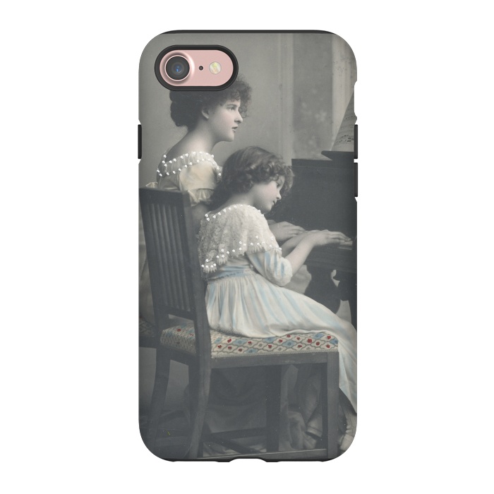 iPhone 7 StrongFit Two Beautiful Sisters On The  Piano by Andrea Haase
