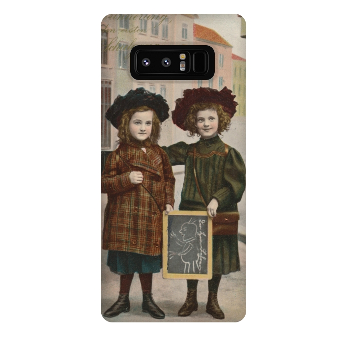 Galaxy Note 8 StrongFit Vintage School Girls by Andrea Haase