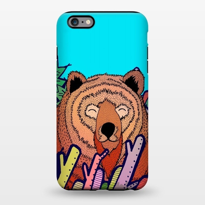 iPhone 6/6s plus StrongFit The bear in the leaves by Steve Wade (Swade)