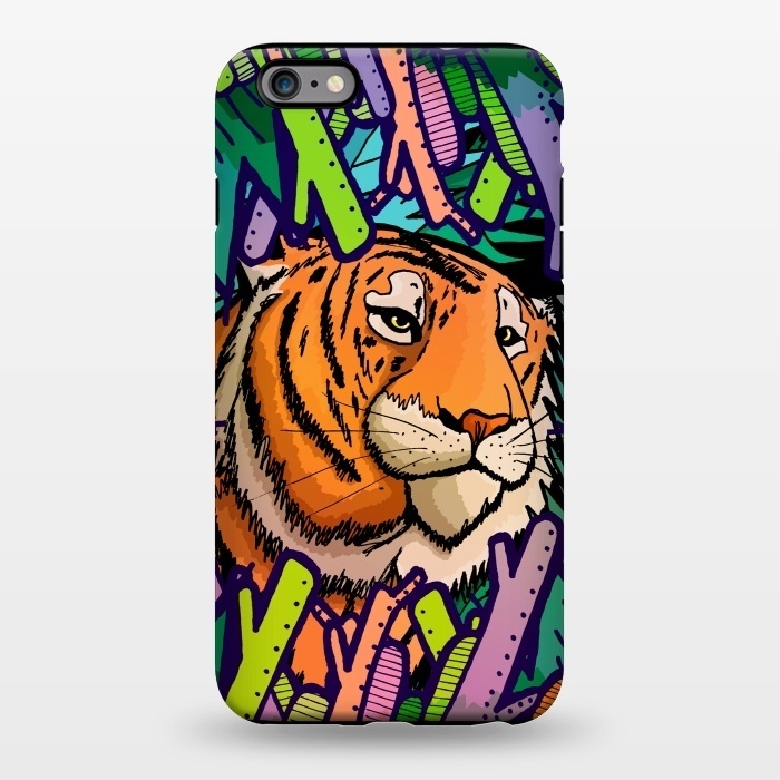 iPhone 6/6s plus StrongFit Tiger in the undergrowth  by Steve Wade (Swade)