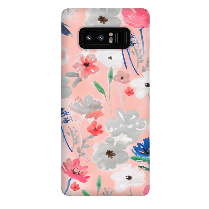 Galaxy Note 8 StrongFit Blush florals by MUKTA LATA BARUA