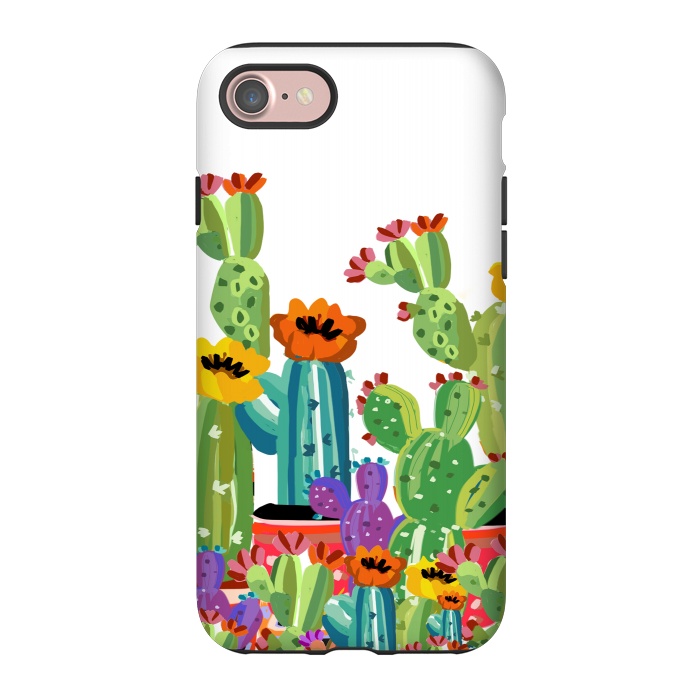 iPhone 7 StrongFit cactus land by MUKTA LATA BARUA