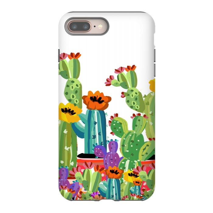 iPhone 7 plus StrongFit cactus land by MUKTA LATA BARUA