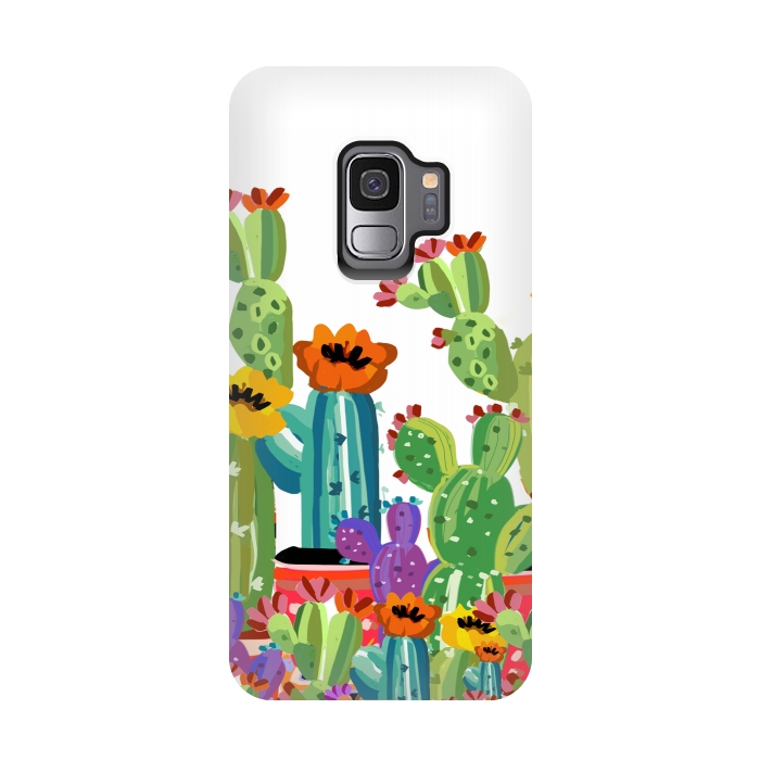 Galaxy S9 StrongFit cactus land by MUKTA LATA BARUA