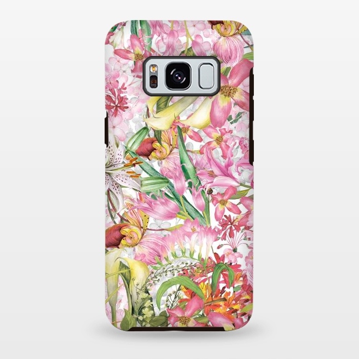 Galaxy S8 plus StrongFit Flower Jungle by  Utart