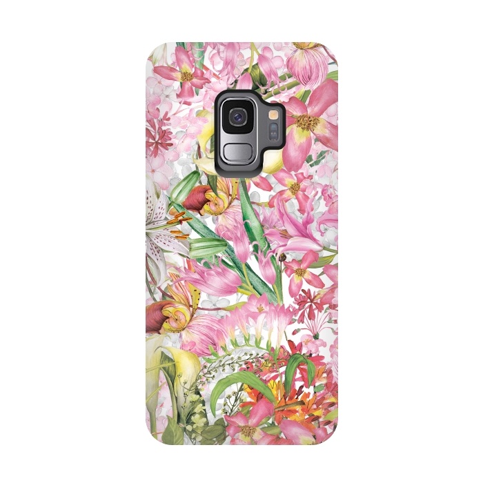 Galaxy S9 StrongFit Flower Jungle by  Utart