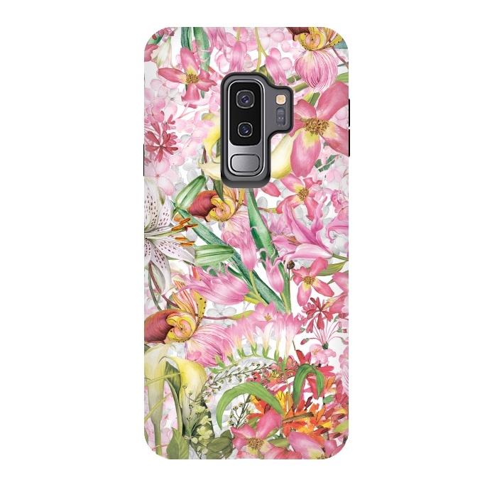 Galaxy S9 plus StrongFit Flower Jungle by  Utart