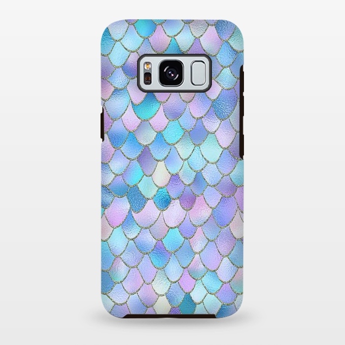 Galaxy S8 plus StrongFit Lavender Wonky Metal Mermaid Scales by  Utart