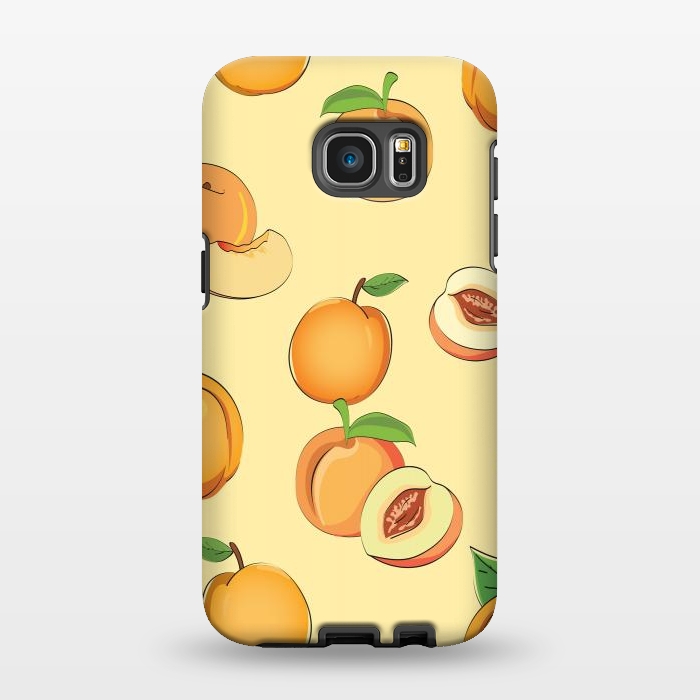 Galaxy S7 EDGE StrongFit Peach Pattern by Bledi
