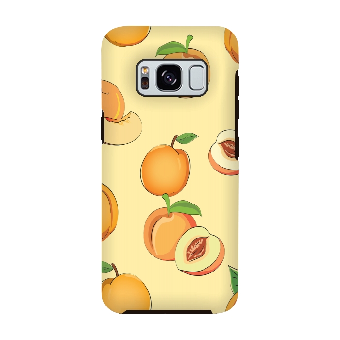 Galaxy S8 StrongFit Peach Pattern by Bledi