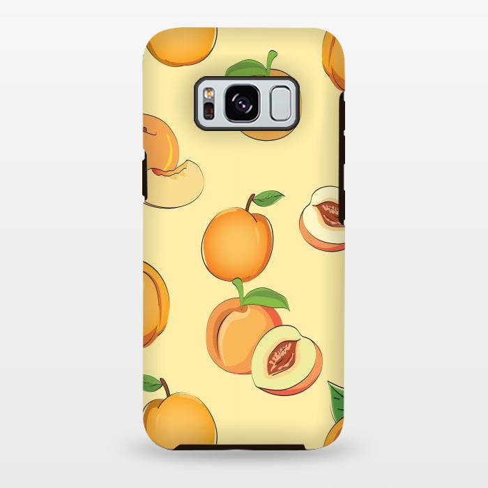 Galaxy S8 plus StrongFit Peach Pattern by Bledi