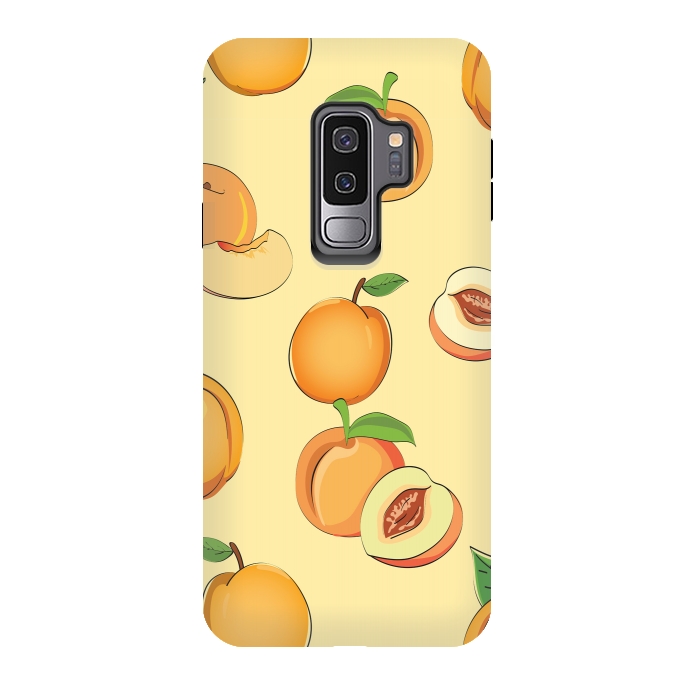 Galaxy S9 plus StrongFit Peach Pattern by Bledi