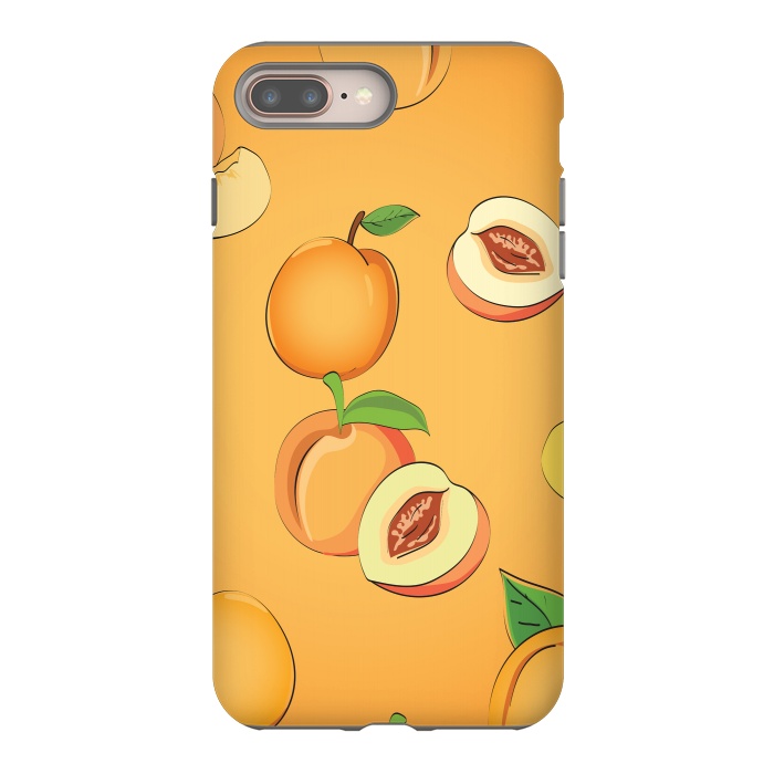iPhone 7 plus StrongFit Peach Pattern 3 by Bledi