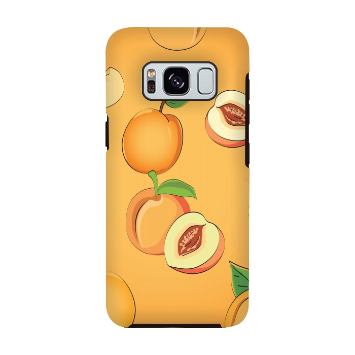 Galaxy S8 StrongFit Peach Pattern 3 by Bledi