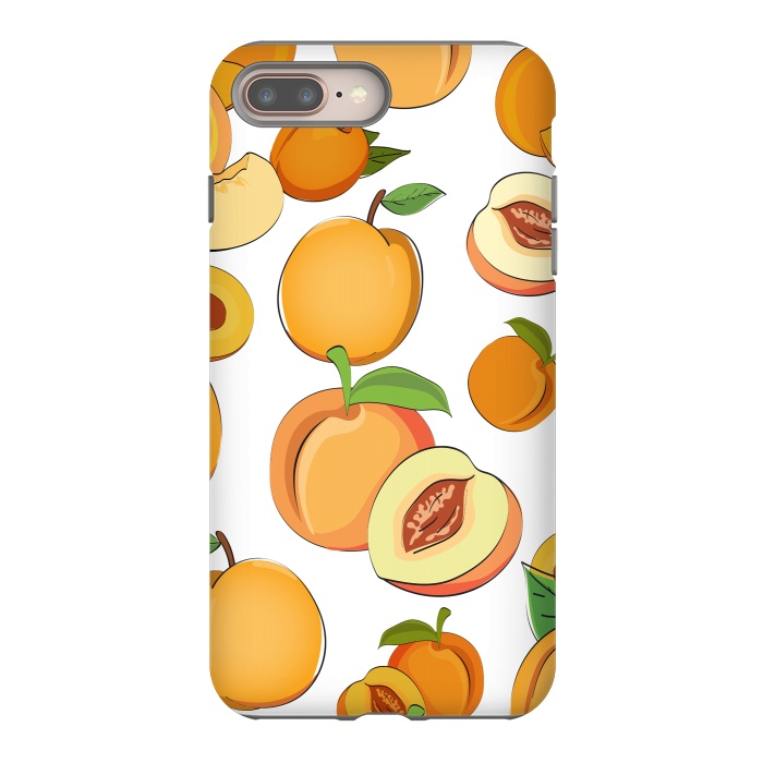 iPhone 7 plus StrongFit Peach Pattern 2 by Bledi