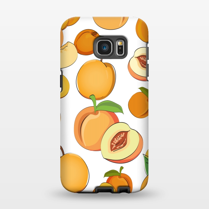 Galaxy S7 EDGE StrongFit Peach Pattern 2 by Bledi