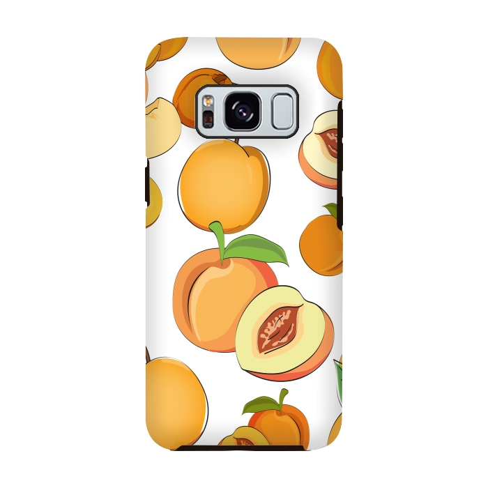 Galaxy S8 StrongFit Peach Pattern 2 by Bledi