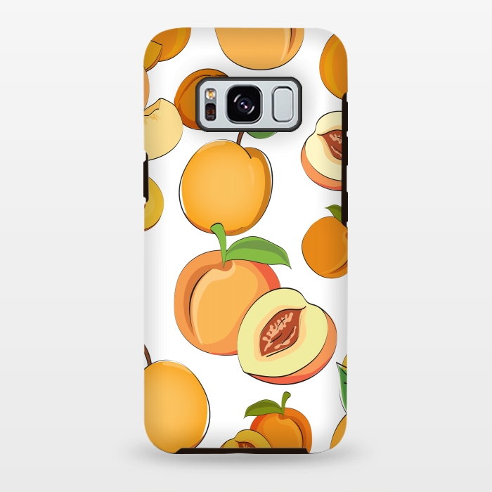 Galaxy S8 plus StrongFit Peach Pattern 2 by Bledi