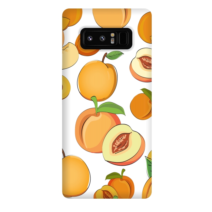 Galaxy Note 8 StrongFit Peach Pattern 2 by Bledi
