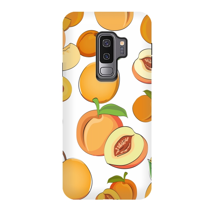 Galaxy S9 plus StrongFit Peach Pattern 2 by Bledi