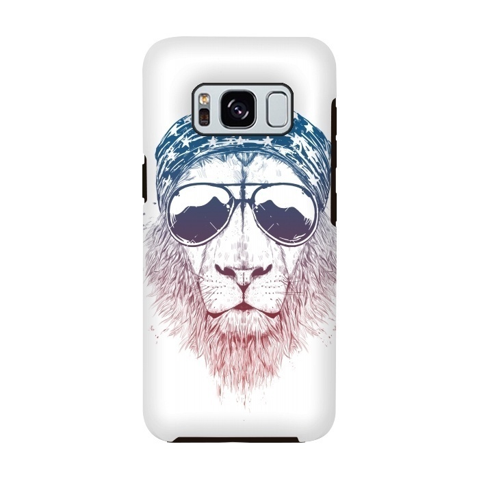 Galaxy S8 StrongFit Wild lion III by Balazs Solti