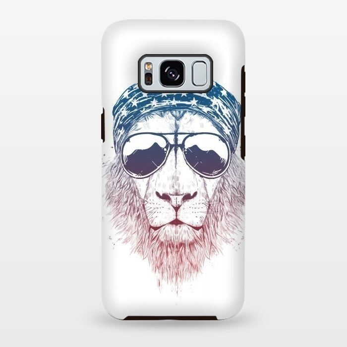 Galaxy S8 plus StrongFit Wild lion III by Balazs Solti