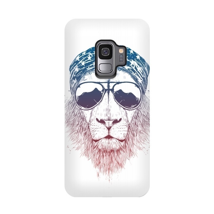 Galaxy S9 StrongFit Wild lion III by Balazs Solti