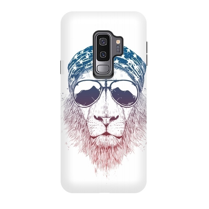 Galaxy S9 plus StrongFit Wild lion III by Balazs Solti